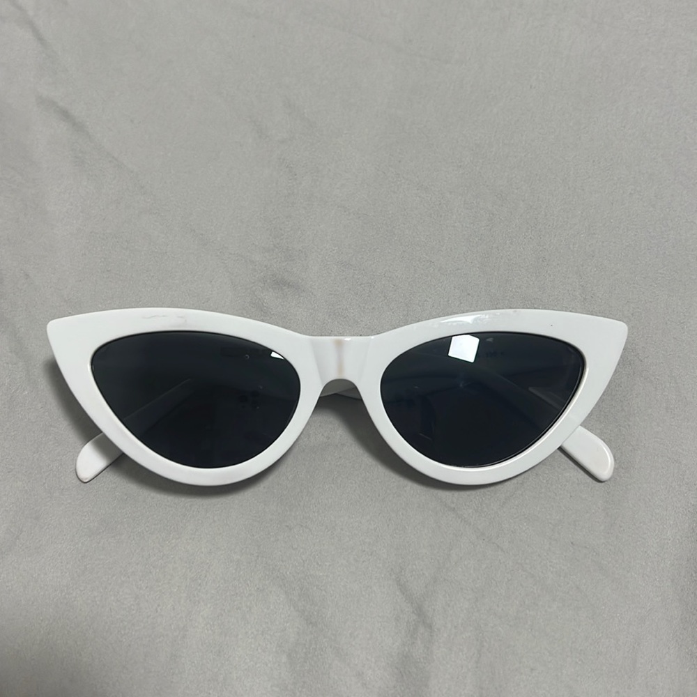 Celine White Sunglasses